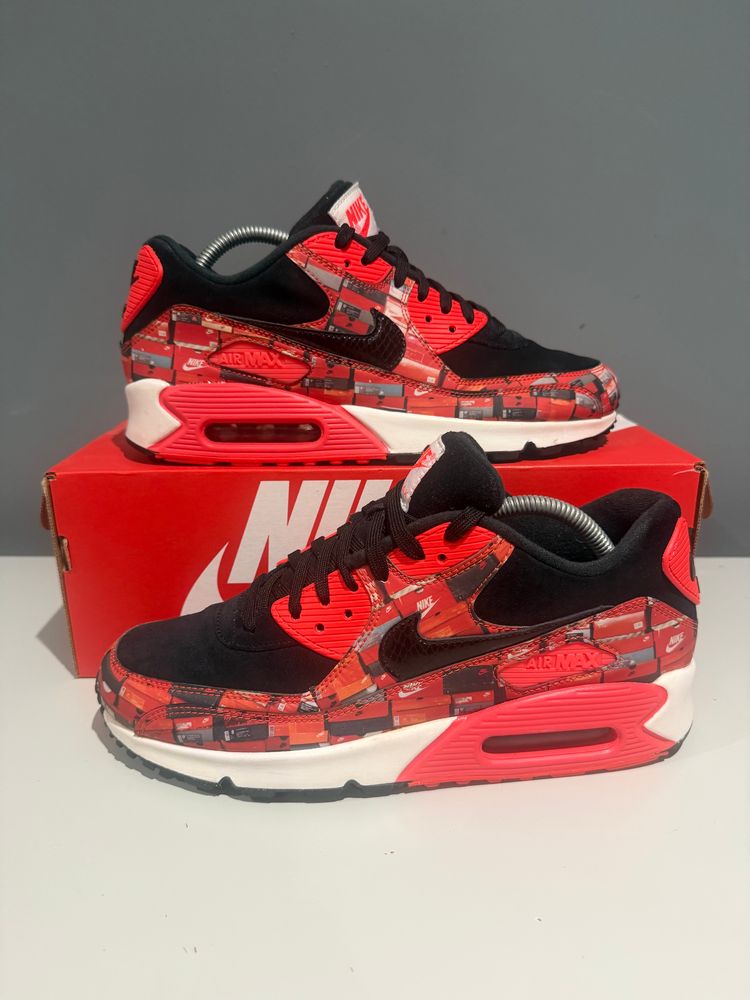 Nike Air Max 90 atmos We Love Nike (Bright Crimson) – UK 8 (No Box) image 1