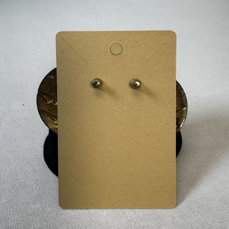 Round Metal Earrings