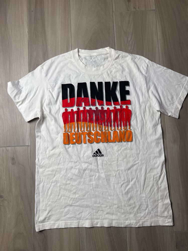 Adidas White Graphic T-Shirt