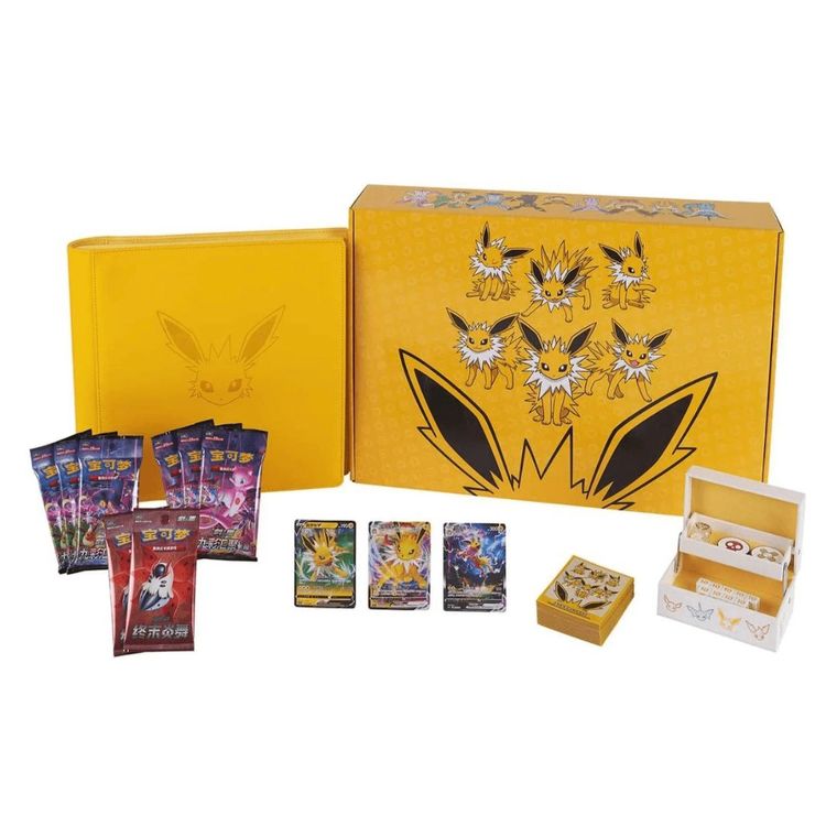 Pokemon Jolteon Lightning GX Simplified Chinese Eevee Evolution Gift Box imagen 1