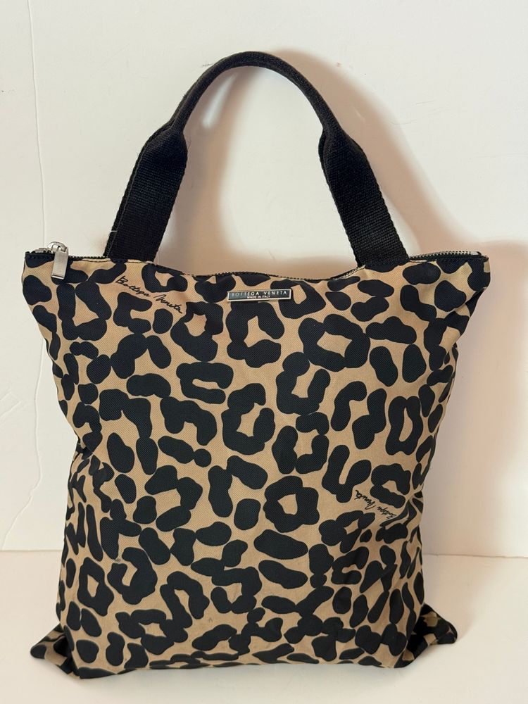 Pre-Owned Bottega Veneta Animal Print Tote