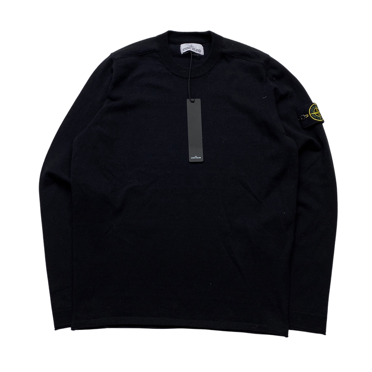 Stone Island Stone Island 2022 Black Knit Crewneck Jumper - Small product image