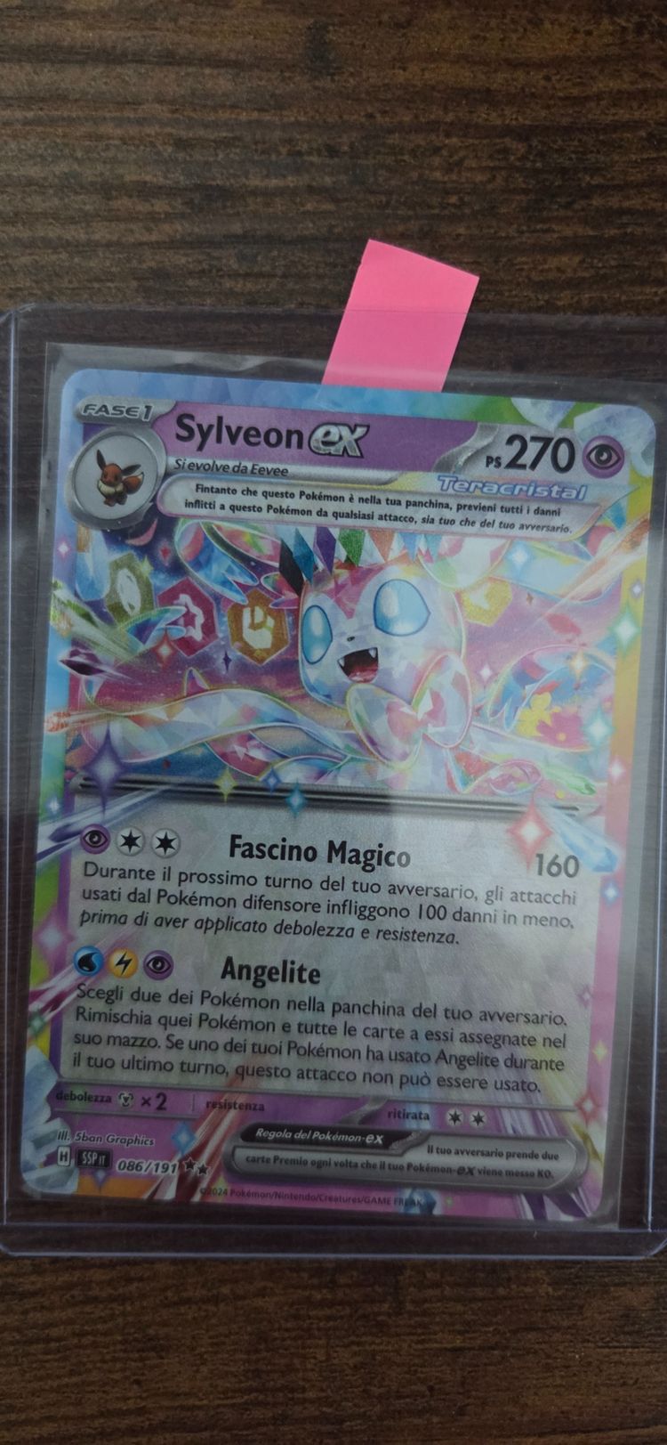 Pokémon Sylveon Ex Pokémon Card product image
