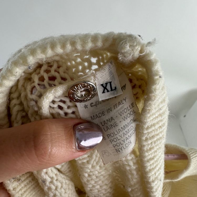 Immagine di Stone Island Cream Knit Sweater 3