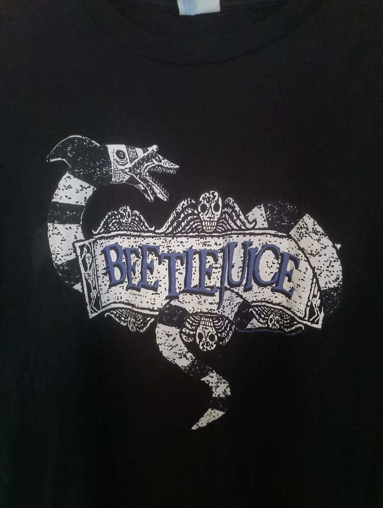 black Beetlejuice graphic t-shirt 2