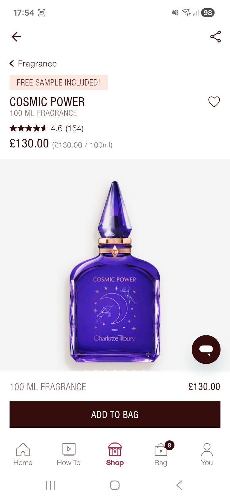 Charlotte Tilbury Cosmic Power 100 Ml Fragrance product image