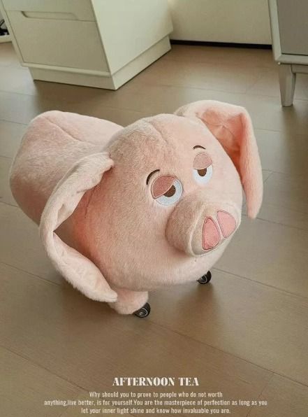 Other Pink Plush Pig Suitcase With Wheels product image