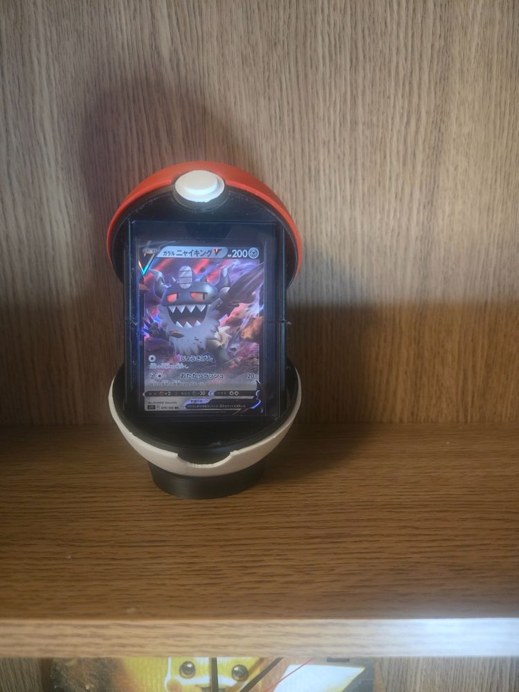 Pokémon Pokeball toploader display stand  product image