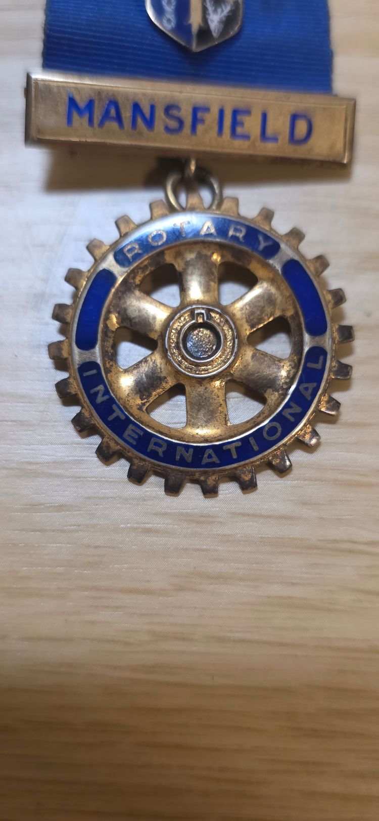 925 sterling silver fully hallmarked Rotary International Past President Medal imagen 3