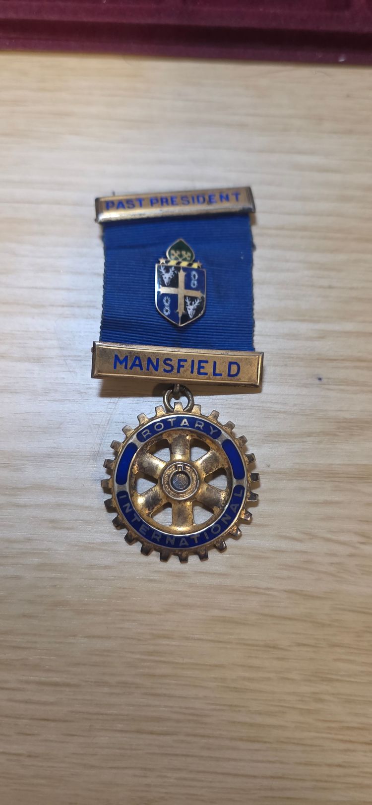 Immagine di 925 sterling silver fully hallmarked Rotary International Past President Medal 1