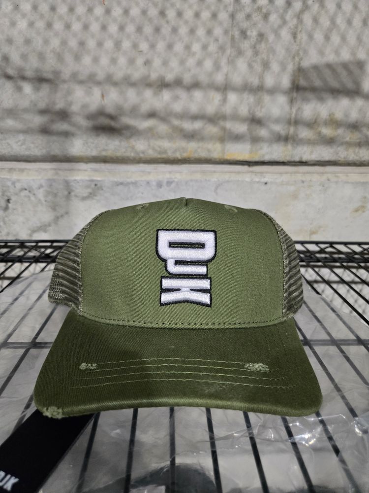 B129 DJK Green/White Ninja Outline Logo Brand New