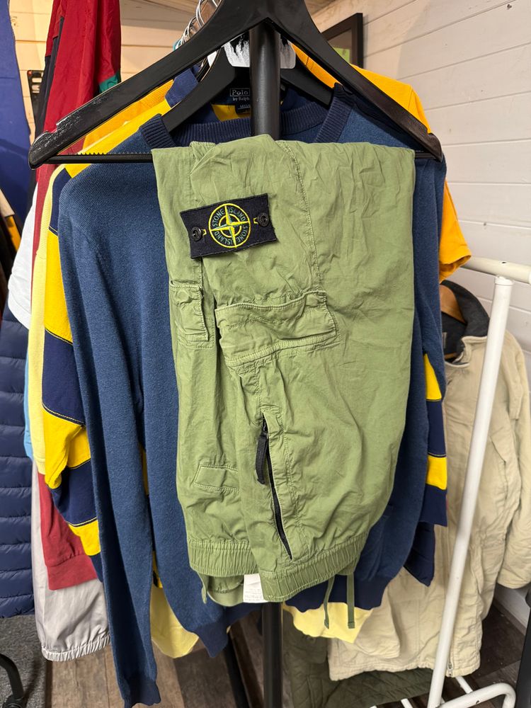Stone Island Green Cargo Pants