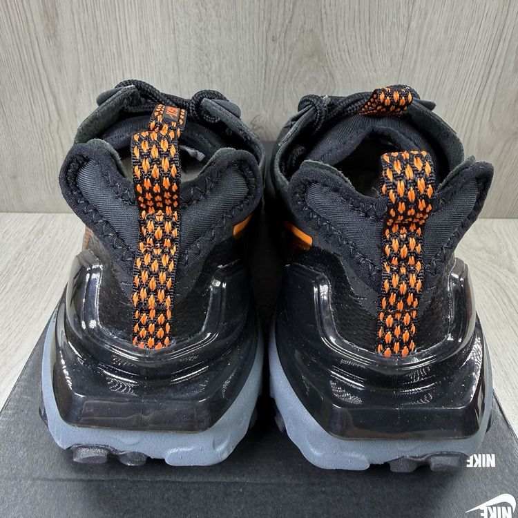 Immagine di Nike React Vision Size UK 5.5 Black Grey Safety Orange Trainers HJ8997-001 4