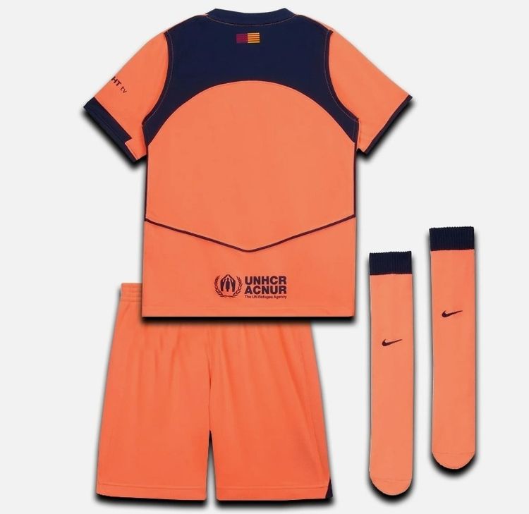 25/26 T90 Nike Fc Barcelona Kids Football Kit imagen 3