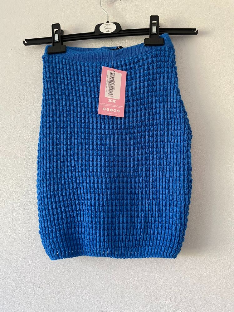 Kimchi Blue blue knitted skirt product image