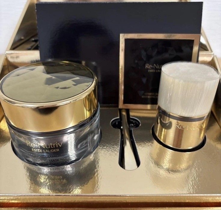 Estée Lauder Re-nutriv Ultimate Diamond Revitalizing Mask 50ml Set BN Sealed image 1