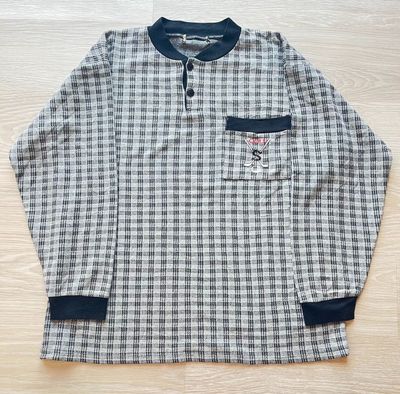 Long Sleeve Checkered Shirt With Pocket
