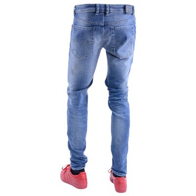 DIESEL TOXER R76C9 Mens Denim Jeans Distressed Slim Fit Skinny Casual Blue Jeans 2
