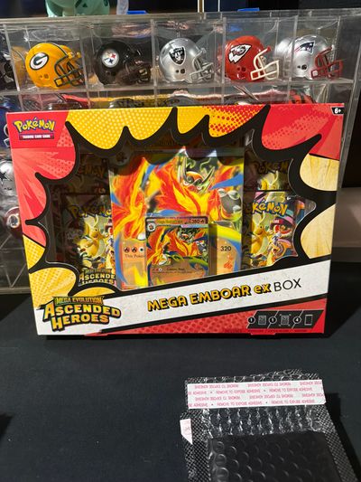 Mega Evolutions Emboar ex Box Ascending Heroes EX Box Pokémon 1
