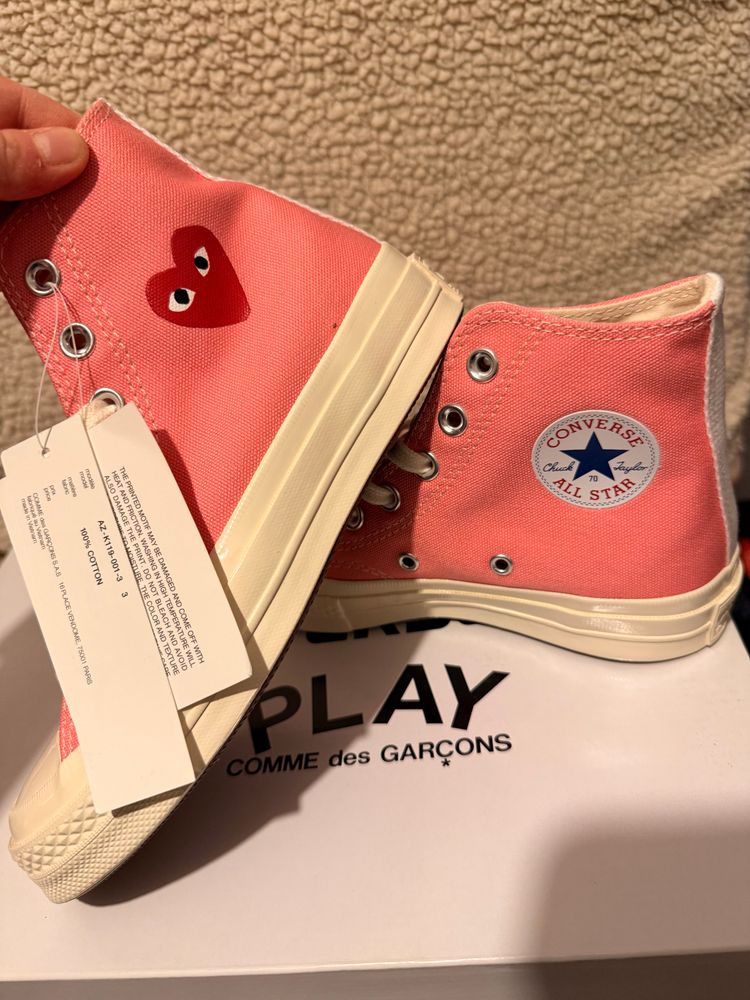 Converse Play Comme Des Garçons High-Top Sneakers
