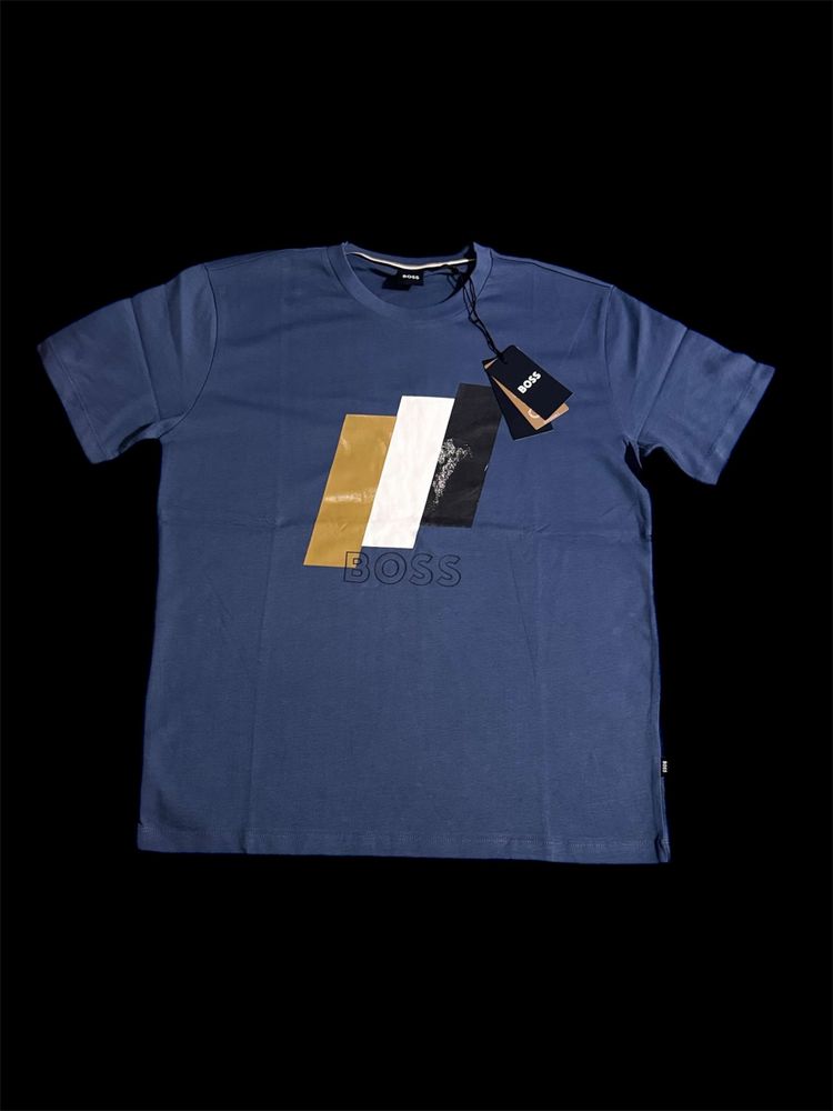 Boss Blue Graphic T-Shirt