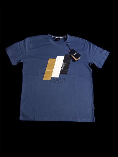 Boss Blue Graphic T-Shirt