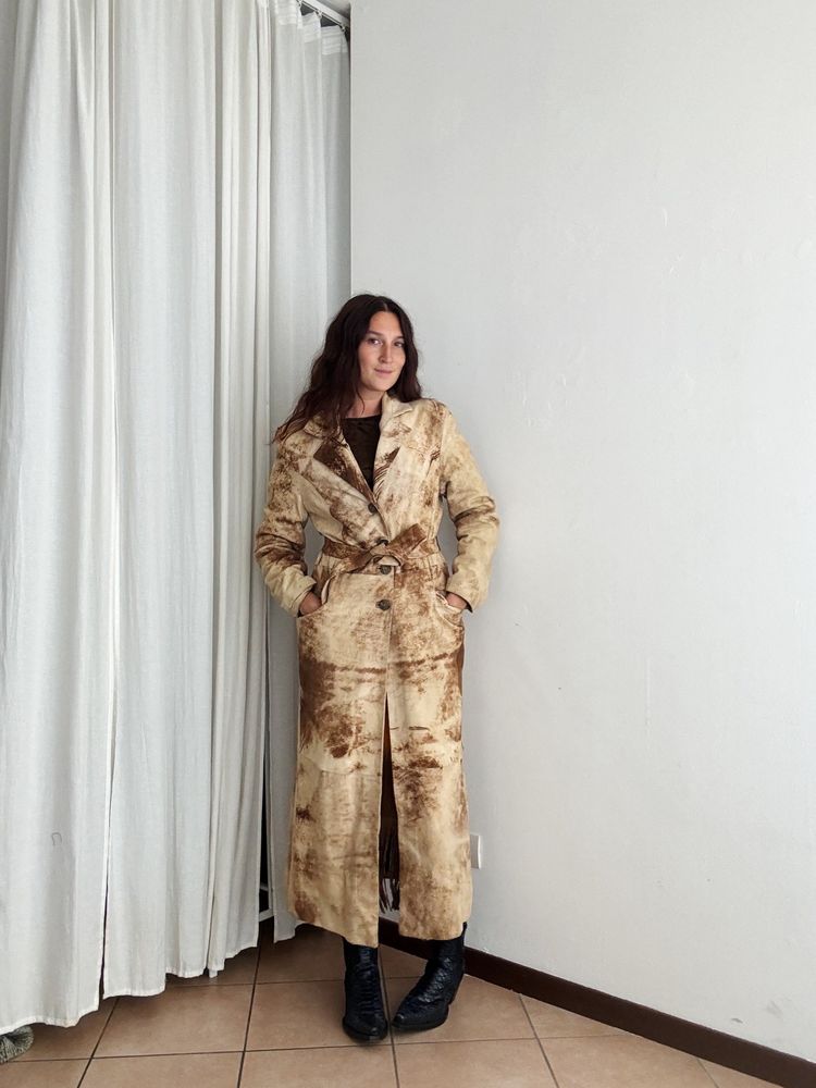zie.pulci Trench in pelle scamosciata M product image