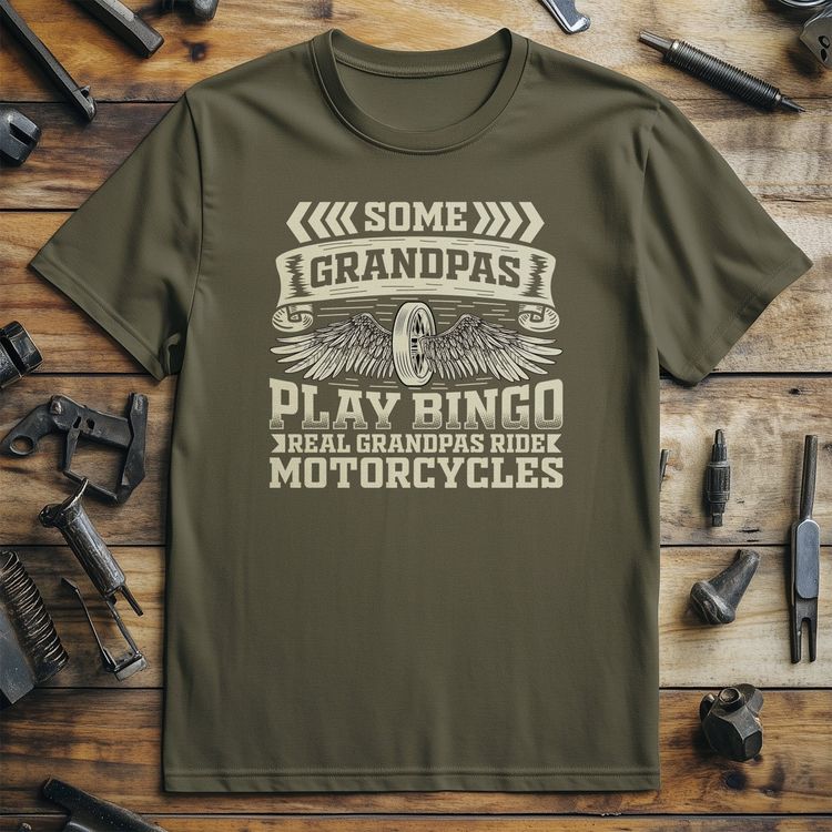 Grandpa Bingo Wing T-shirt -
