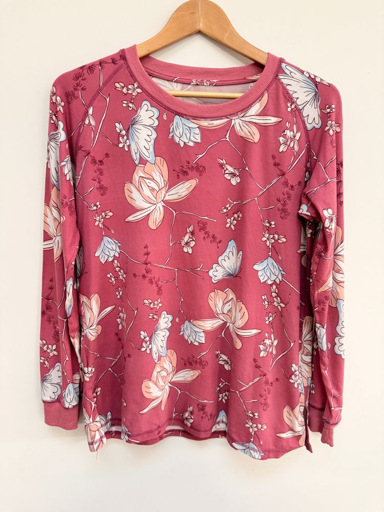Peacocks Floral Long Sleeve Top