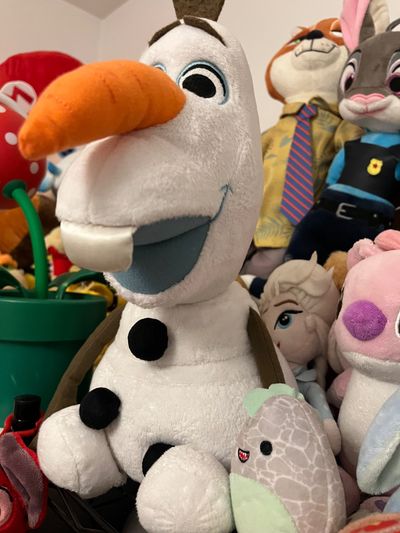 Plush Toy Olaf Snowman Character