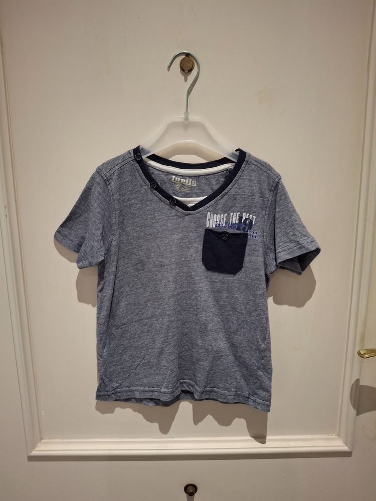 Other Lupilu Grey Short Sleeve T-Shirt With Pocket product image