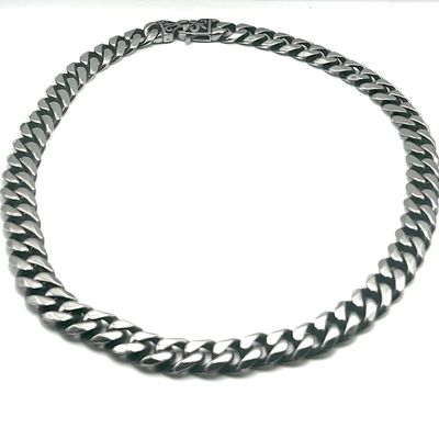 Collana BOLD CURB | Grumetta Ultra-Spessa in Acciaio Inox – Eldra Milano 5