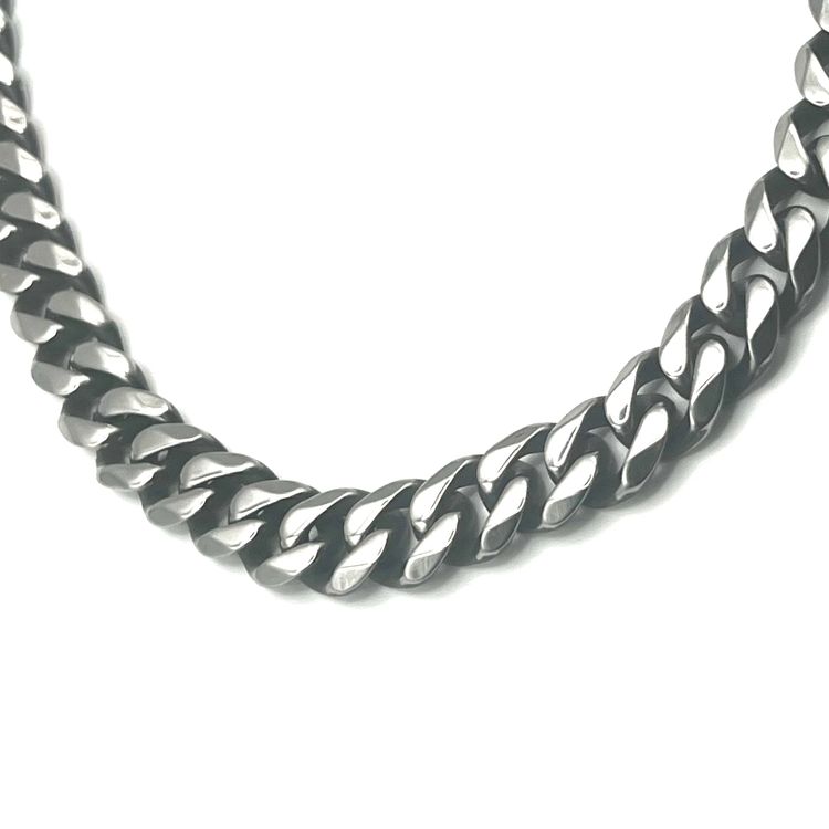 Collana BOLD CURB | Grumetta Ultra-Spessa in Acciaio Inox – Eldra Milano