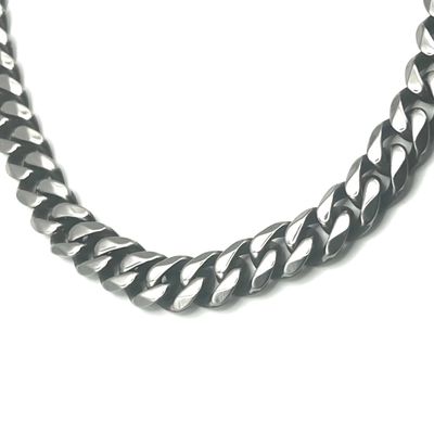 Collana BOLD CURB | Grumetta Ultra-Spessa in Acciaio Inox – Eldra Milano