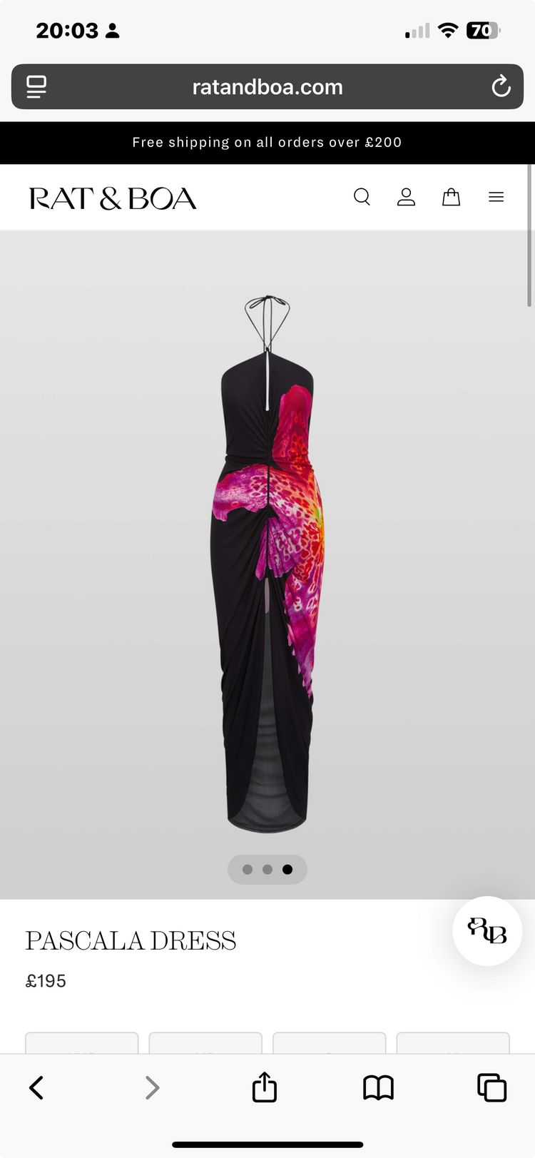 Rat & Boa Pascala Dress product image