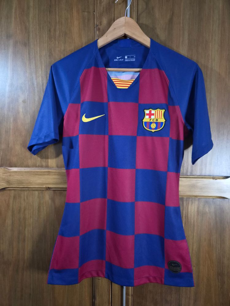 Nike Fc Barcelona Checkered Soccer Jersey image 1