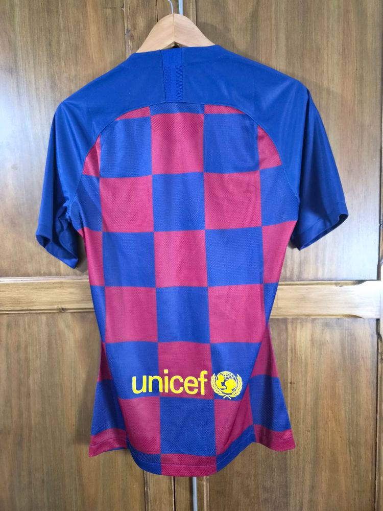 Nike Fc Barcelona Checkered Soccer Jersey image 3