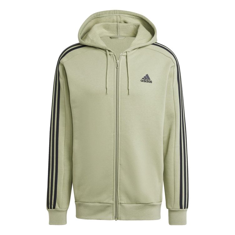 Adidas Essentials Fleece 3-Stripes Full-Zip Hoodie Men JE0341