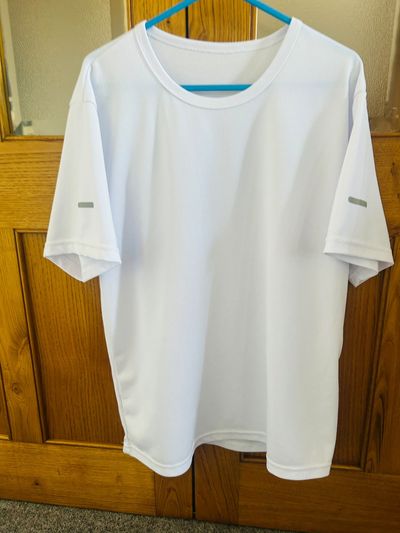 White Polyester T-Shirt