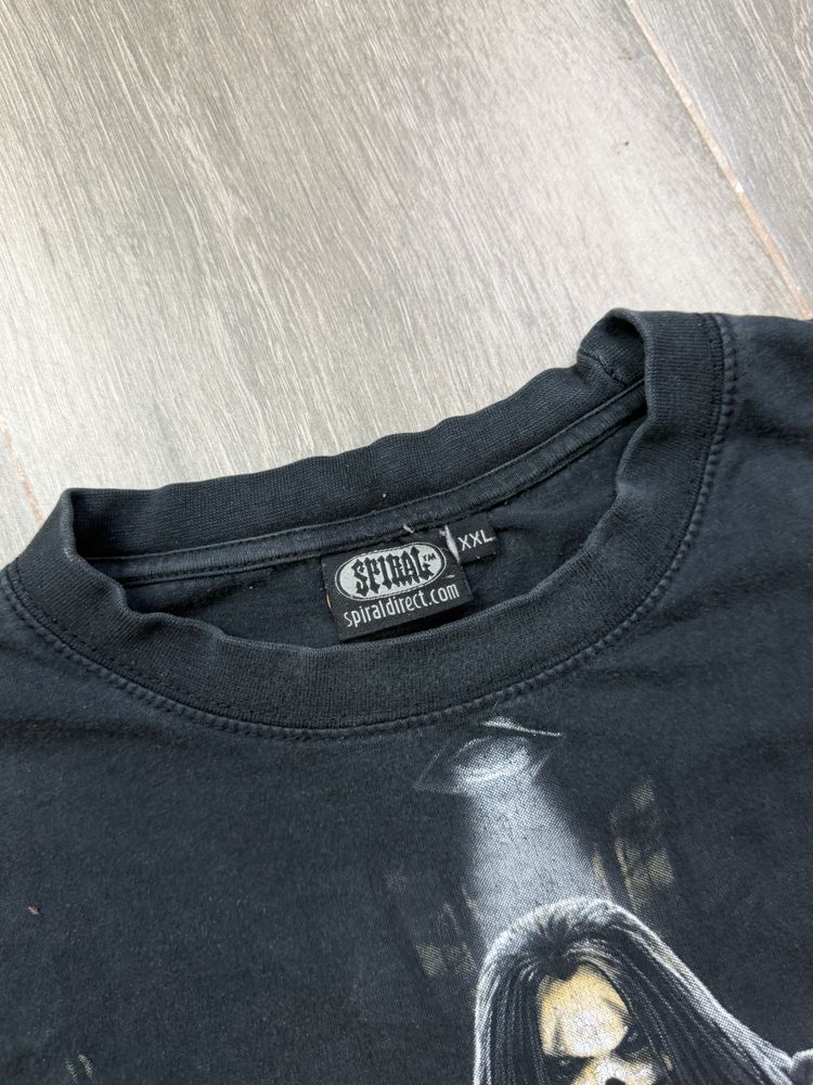 Spiral Black Graphic T-Shirt image 2