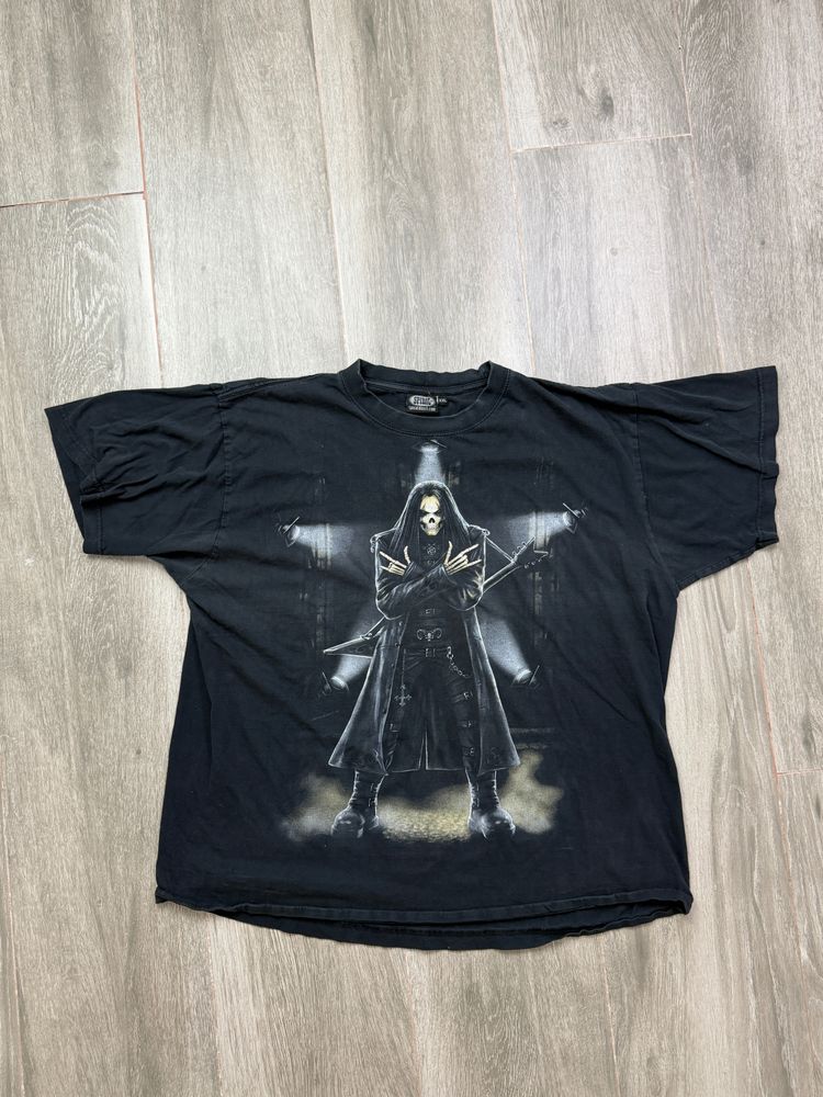 Spiral Black Graphic T-Shirt