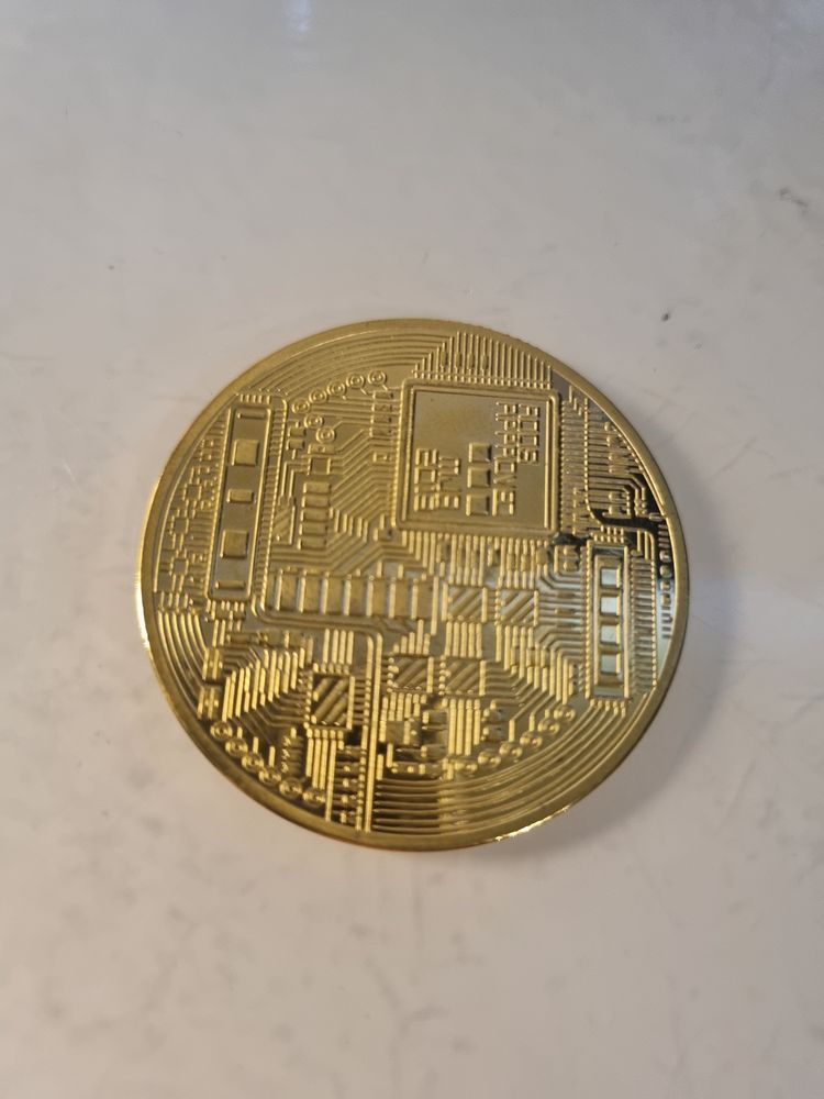 Gold Bitcoin Coin