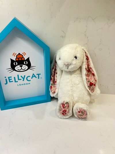 Jellycat Cream Blossom Berry Bunny BNWT
