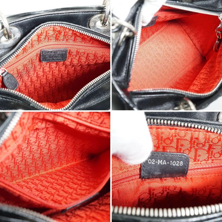Dior Leather Handbag Lady Dior image 7