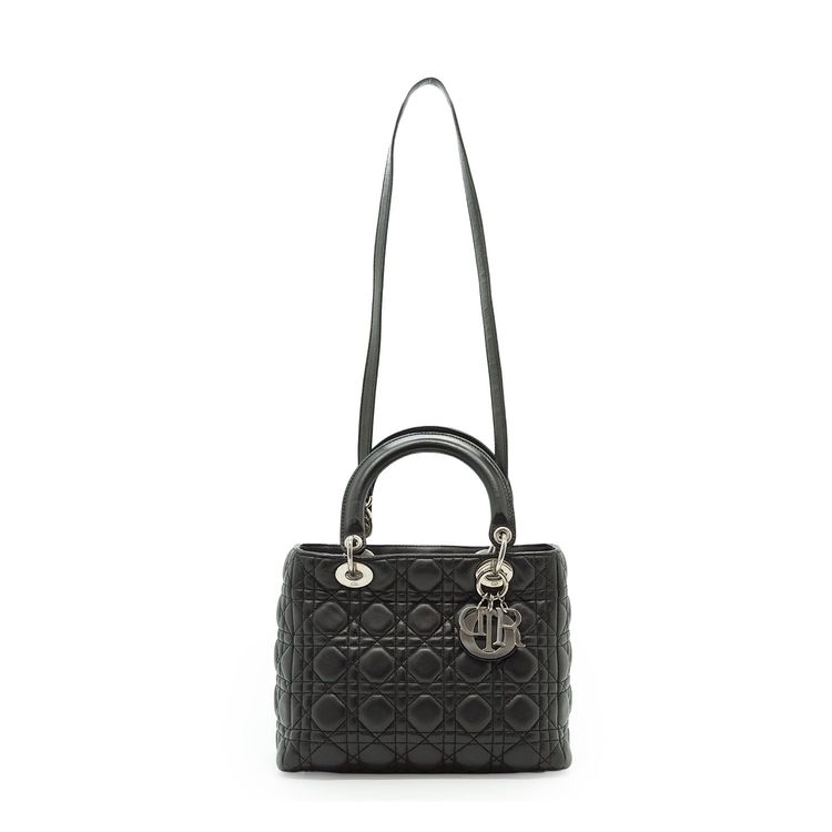 Dior Leather Handbag Lady Dior image 3