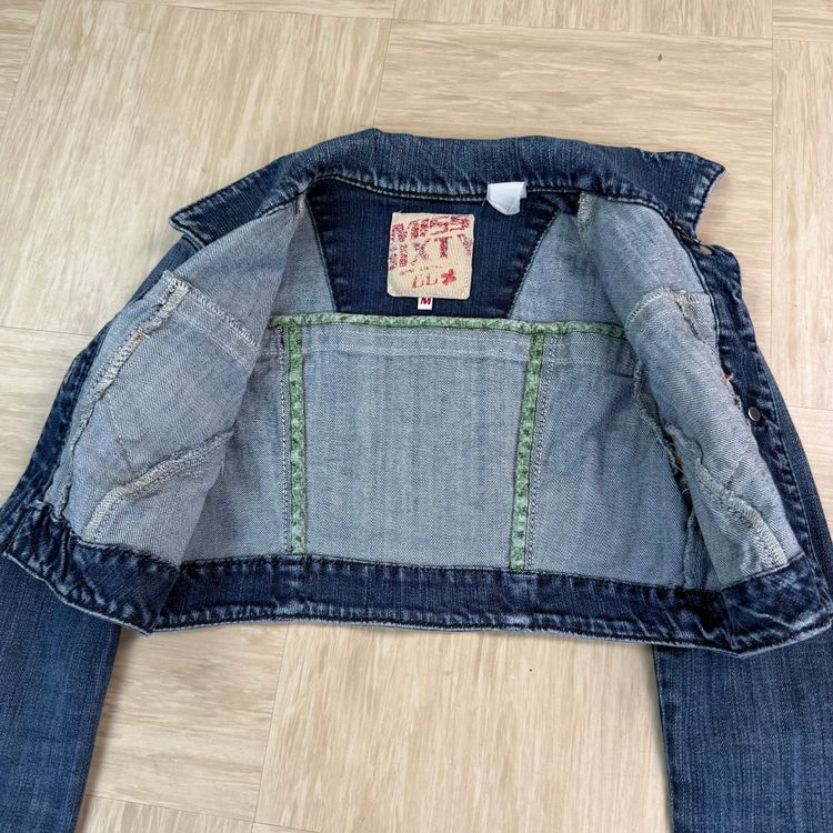 Miss sixty 2000's cropped denim jacket (XS) wms image 9