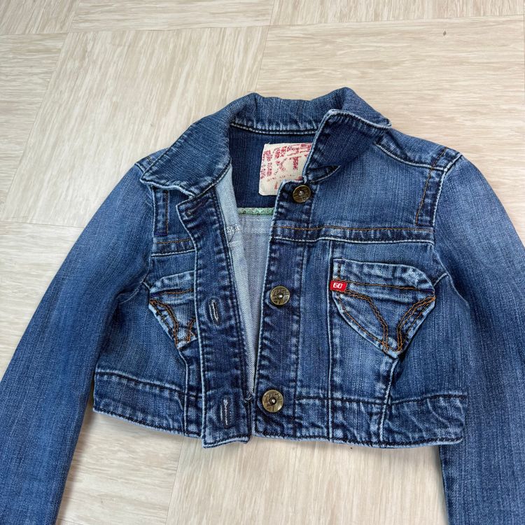 Miss sixty 2000's cropped denim jacket (XS) wms image 2