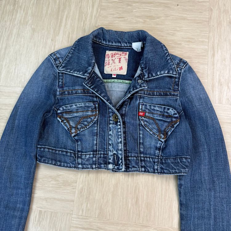 Miss sixty 2000's cropped denim jacket (XS) wms image 8