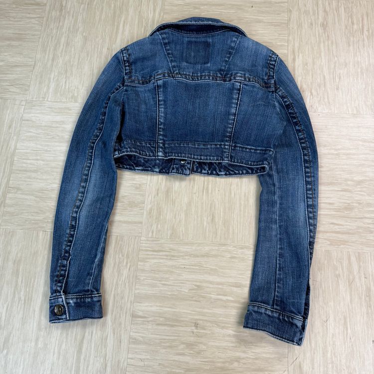 Miss sixty 2000's cropped denim jacket (XS) wms image 6