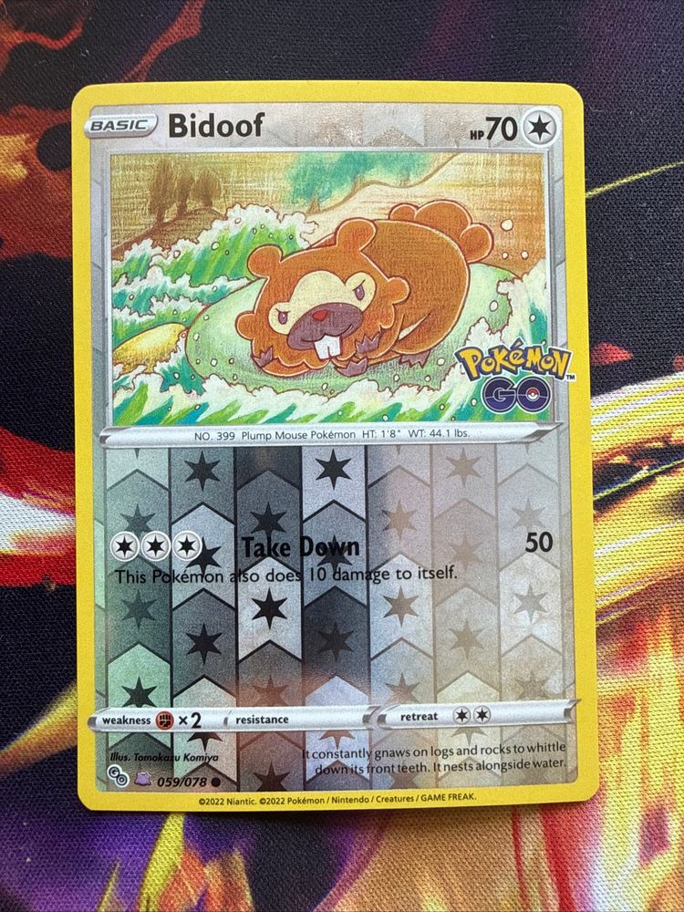 Pokémon Bidoof Pokémon Trading Card (ditto) product image